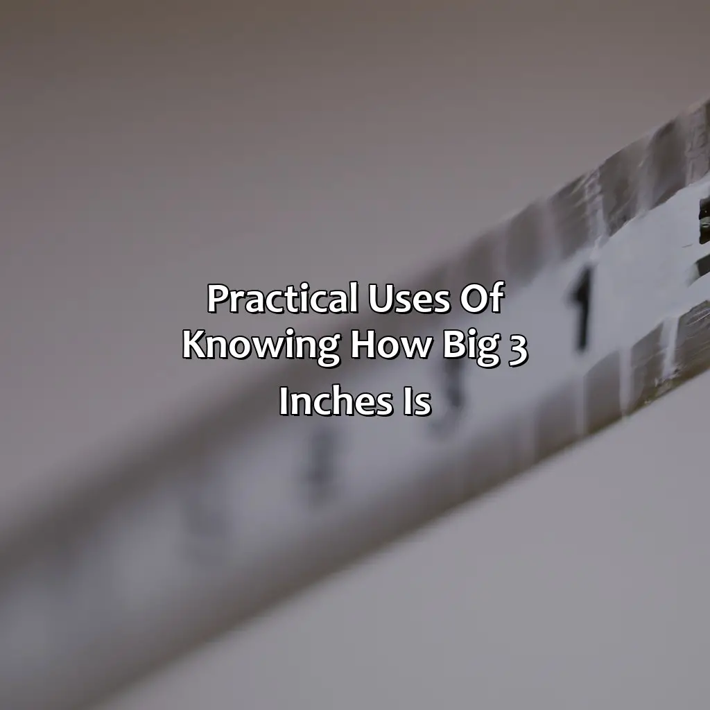 Practical Uses Of Knowing How Big 3 Inches Is - How Big Is 3 Inches?, 
