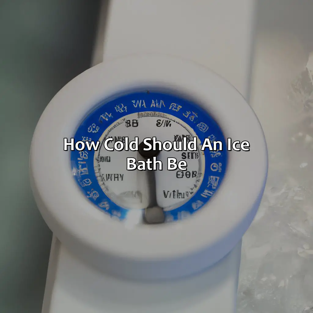 How Cold Should an Ice Bath Be?,