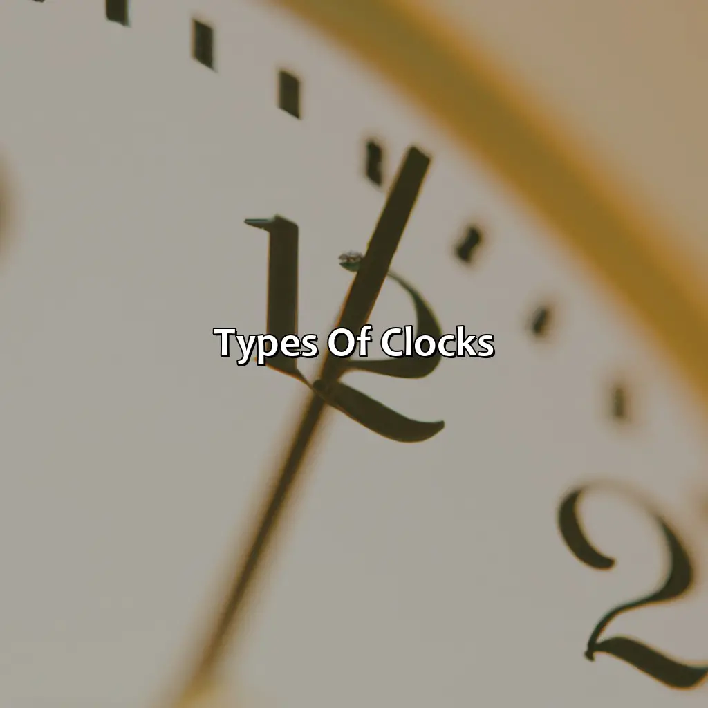 Types Of Clocks - How Many Numbers Are On A Clock?, 