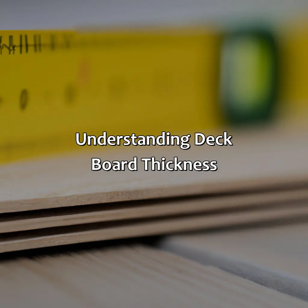 Understanding Deck Board Thickness - How Thick Is Deck Board?, 
